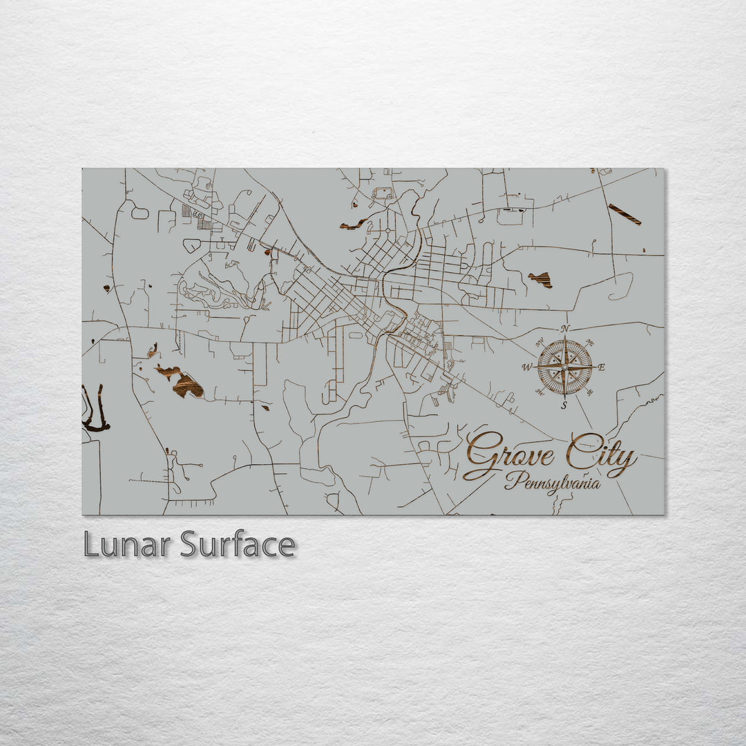 Grove City, Pennsylvania Street Map