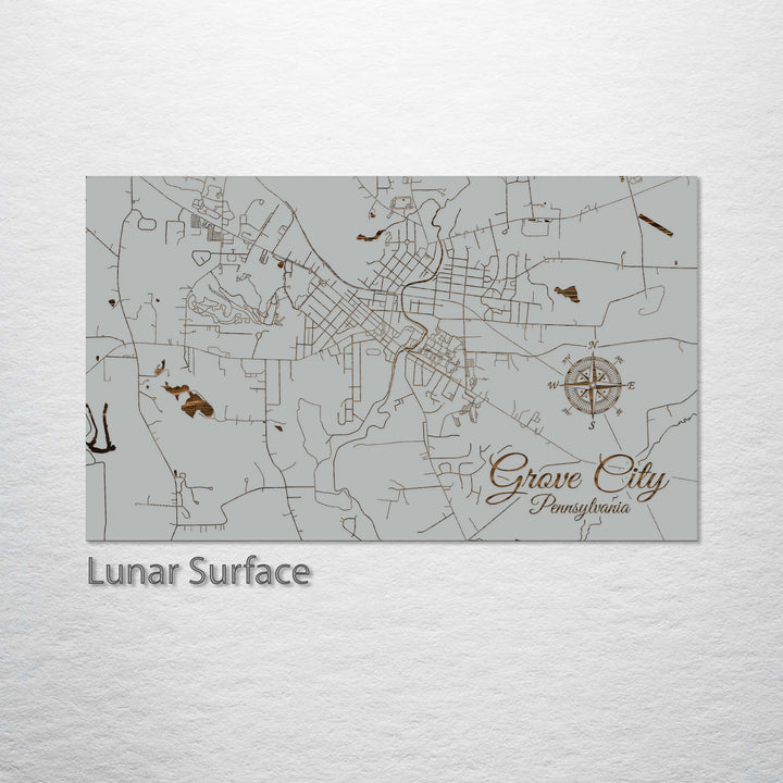 Grove City, Pennsylvania Street Map