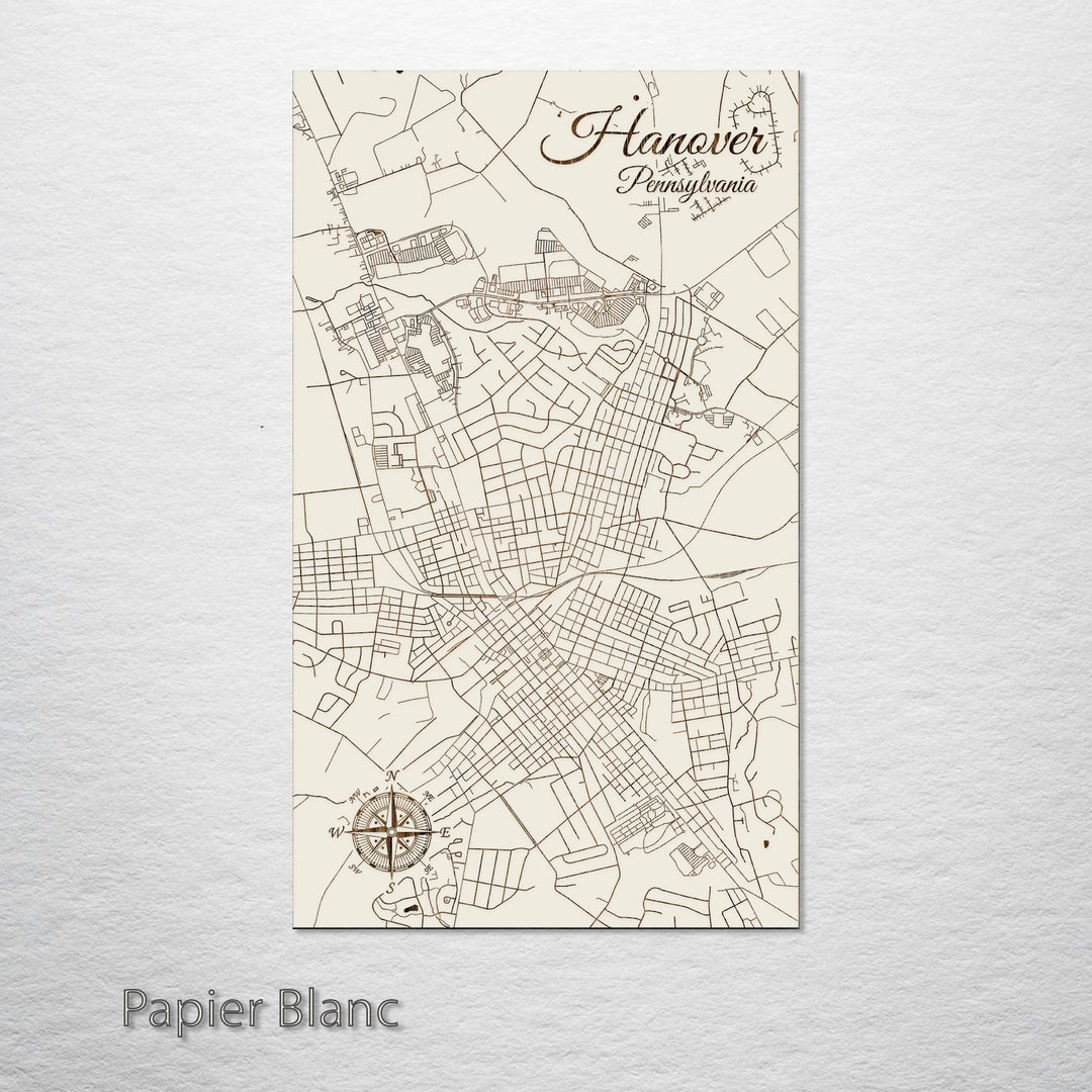 Hanover, Pennsylvania Street Map