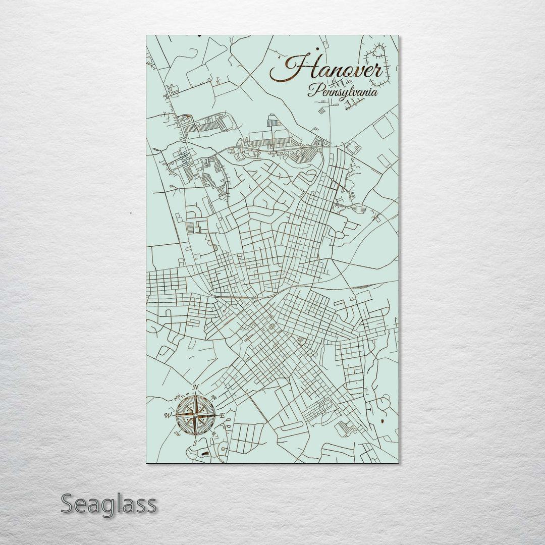 Hanover, Pennsylvania Street Map