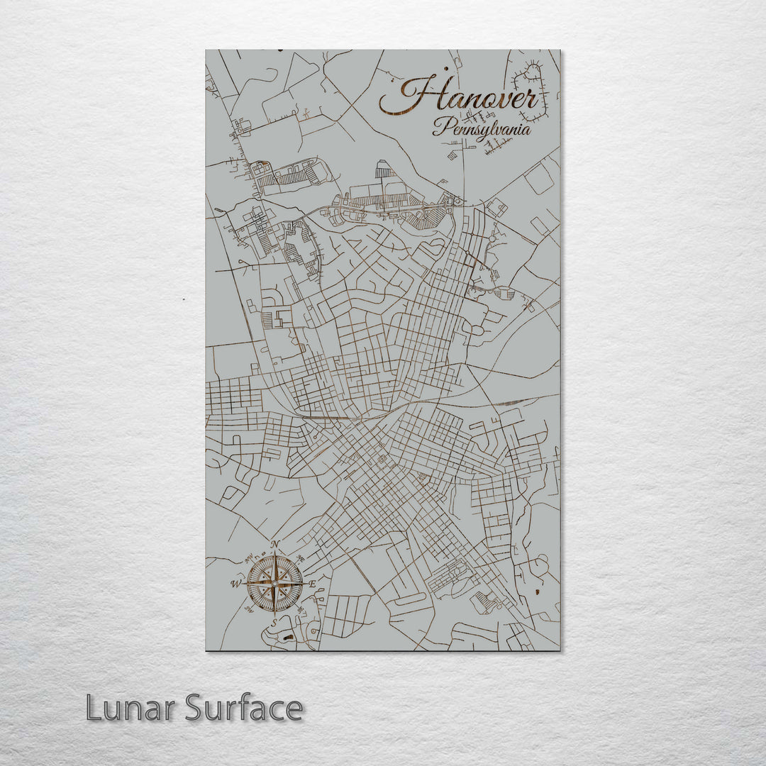 Hanover, Pennsylvania Street Map