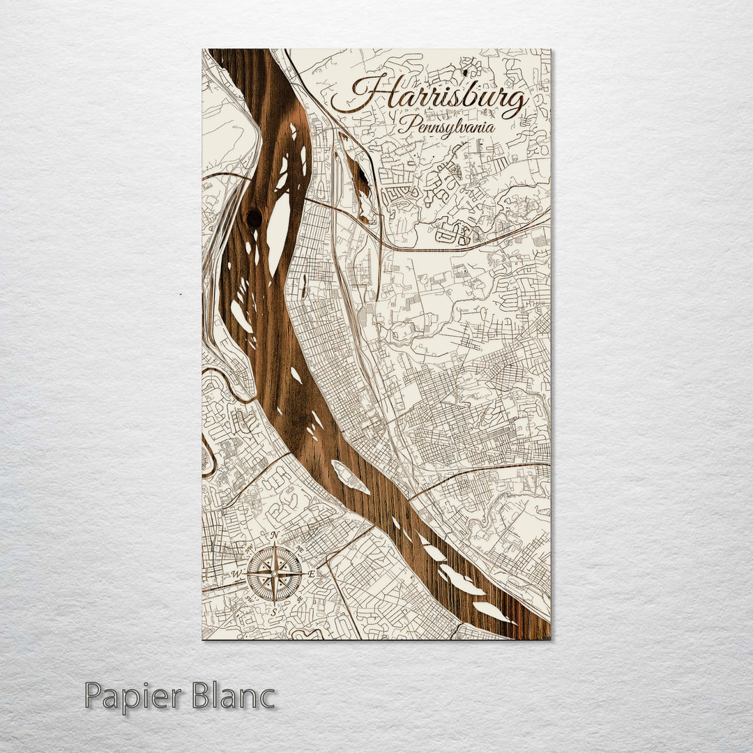 Harrisburg, Pennsylvania Street Map