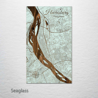 Harrisburg, Pennsylvania Street Map
