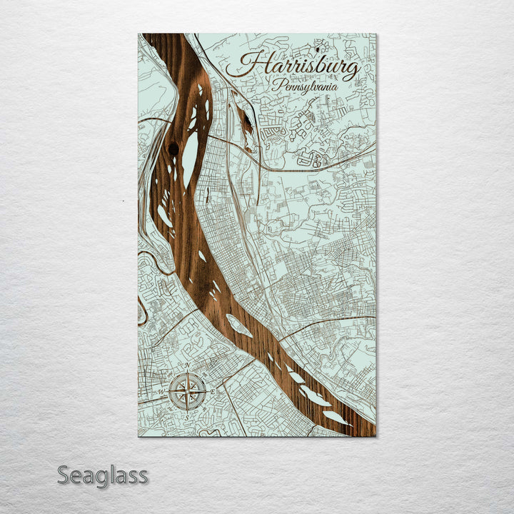 Harrisburg, Pennsylvania Street Map