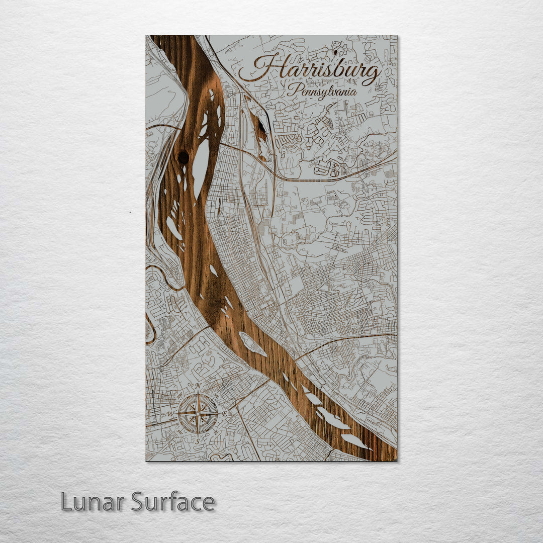 Harrisburg, Pennsylvania Street Map