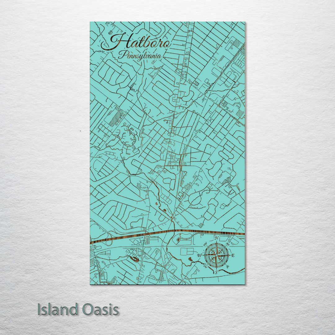 Hatboro, Pennsylvania Street Map