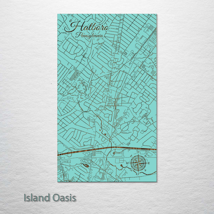 Hatboro, Pennsylvania Street Map