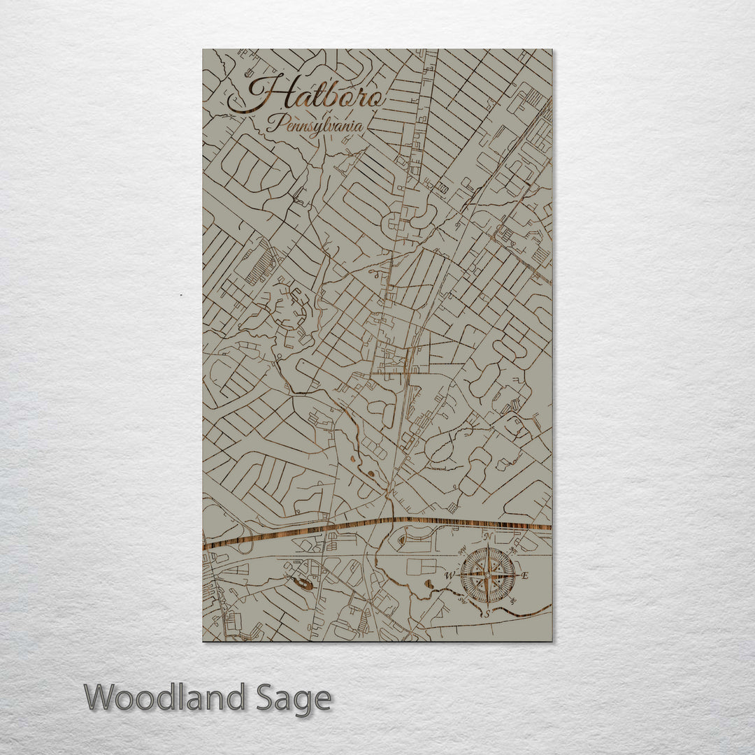 Hatboro, Pennsylvania Street Map