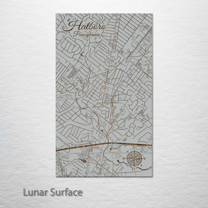 Hatboro, Pennsylvania Street Map