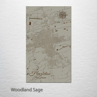 Hazleton, Pennsylvania Street Map