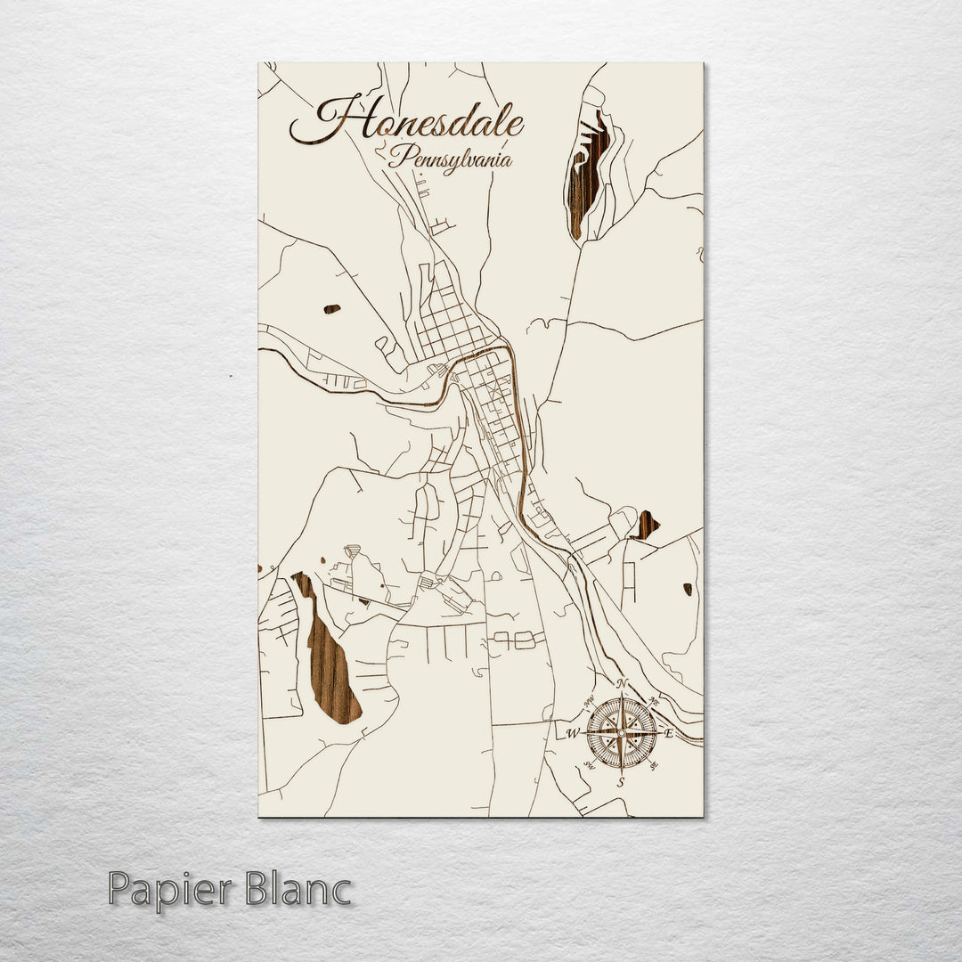 Honesdale, Pennsylvania Street Map