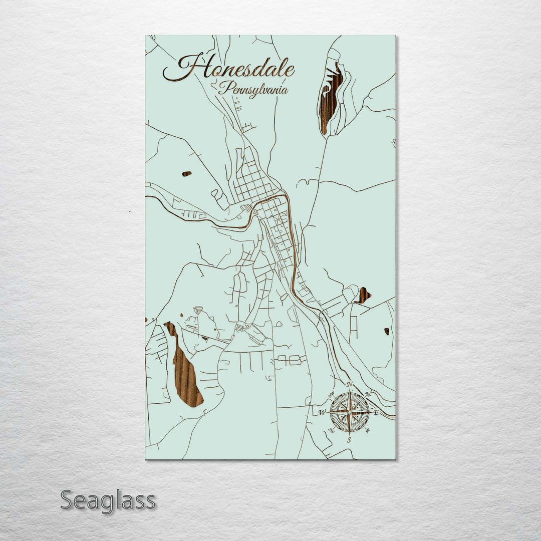 Honesdale, Pennsylvania Street Map