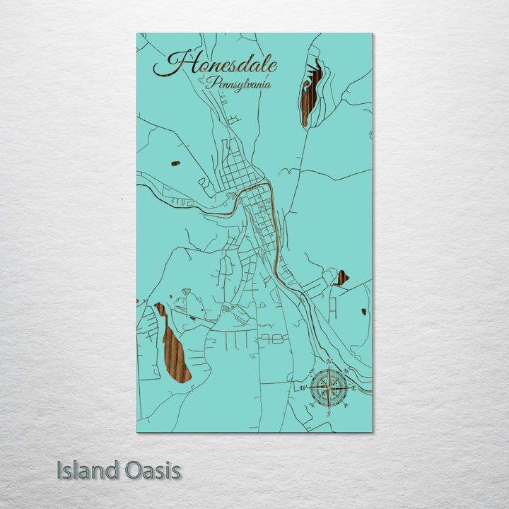 Honesdale, Pennsylvania Street Map
