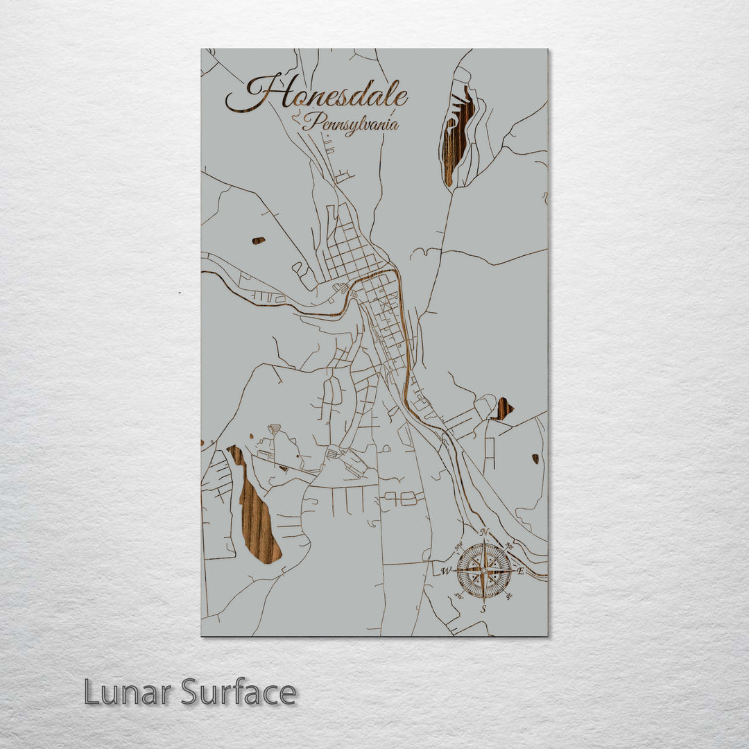 Honesdale, Pennsylvania Street Map