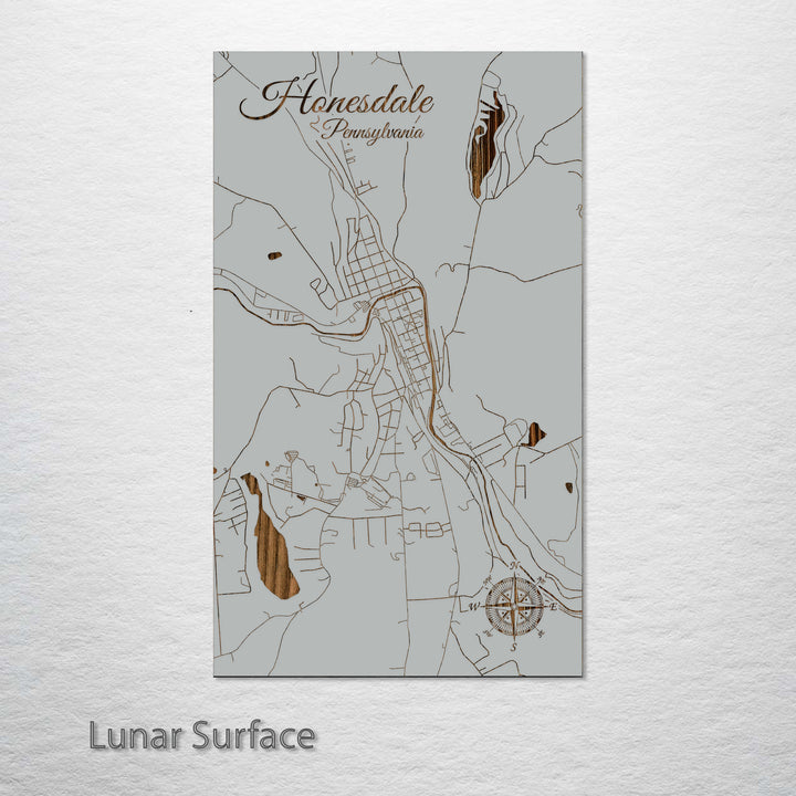 Honesdale, Pennsylvania Street Map