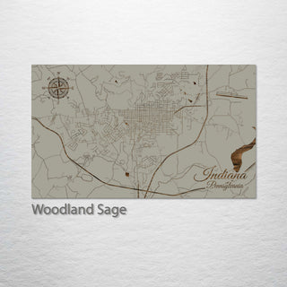Indiana, Pennsylvania Street Map