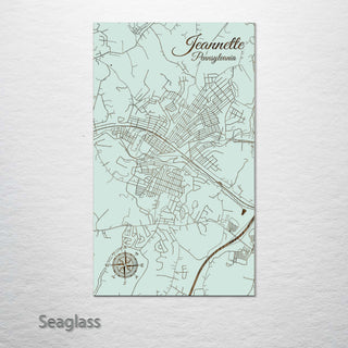 Jeannette, Pennsylvania Street Map