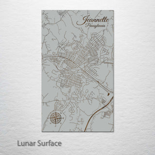 Jeannette, Pennsylvania Street Map