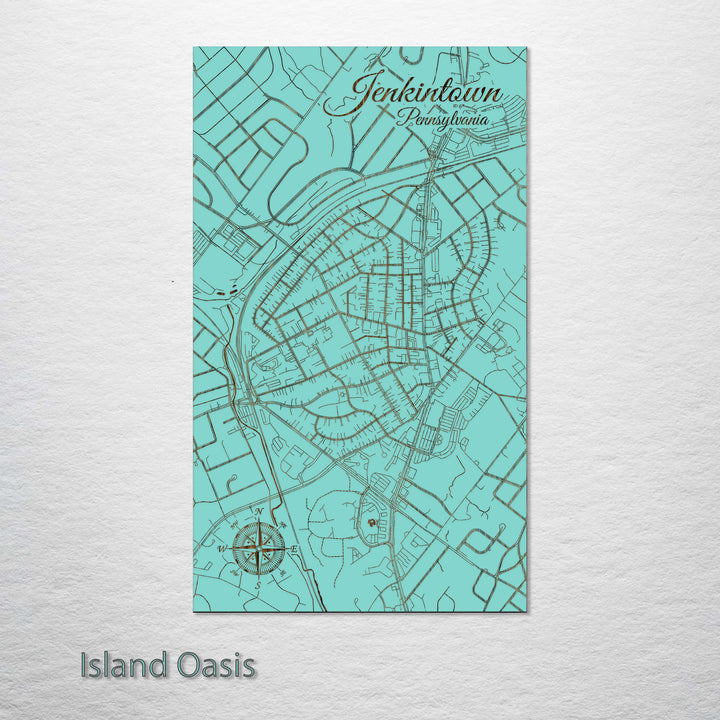 Jenkintown, Pennsylvania Street Map