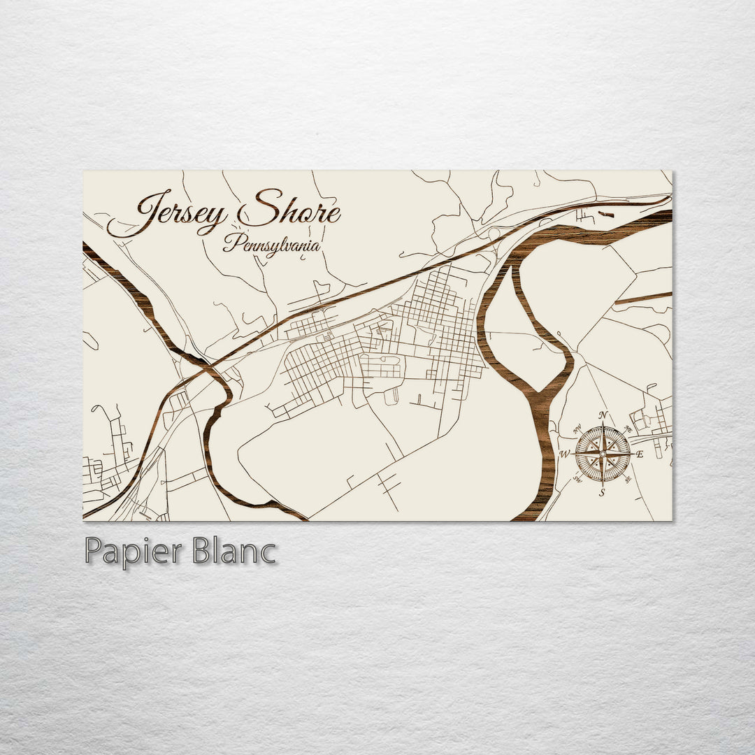 Jersey Shore, Pennsylvania Street Map