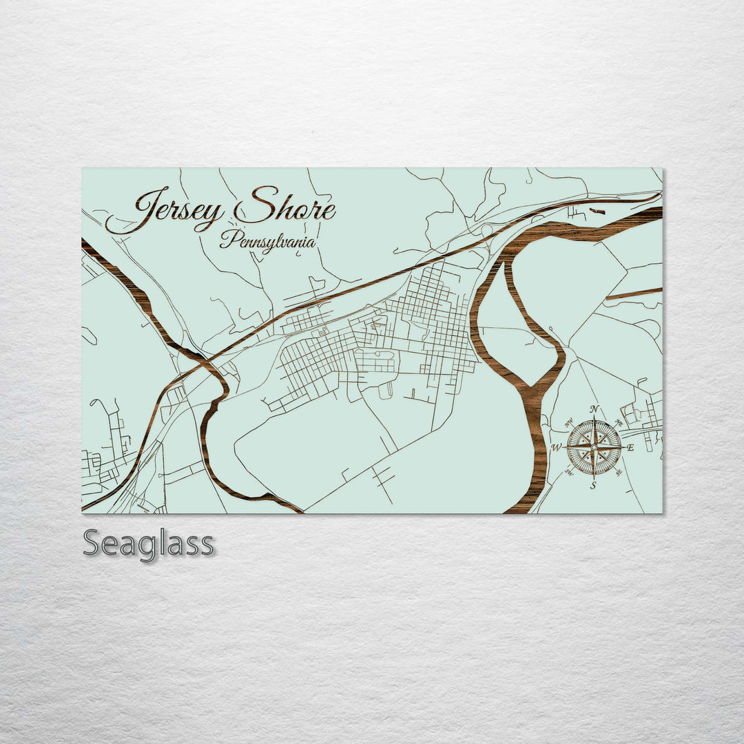 Jersey Shore, Pennsylvania Street Map