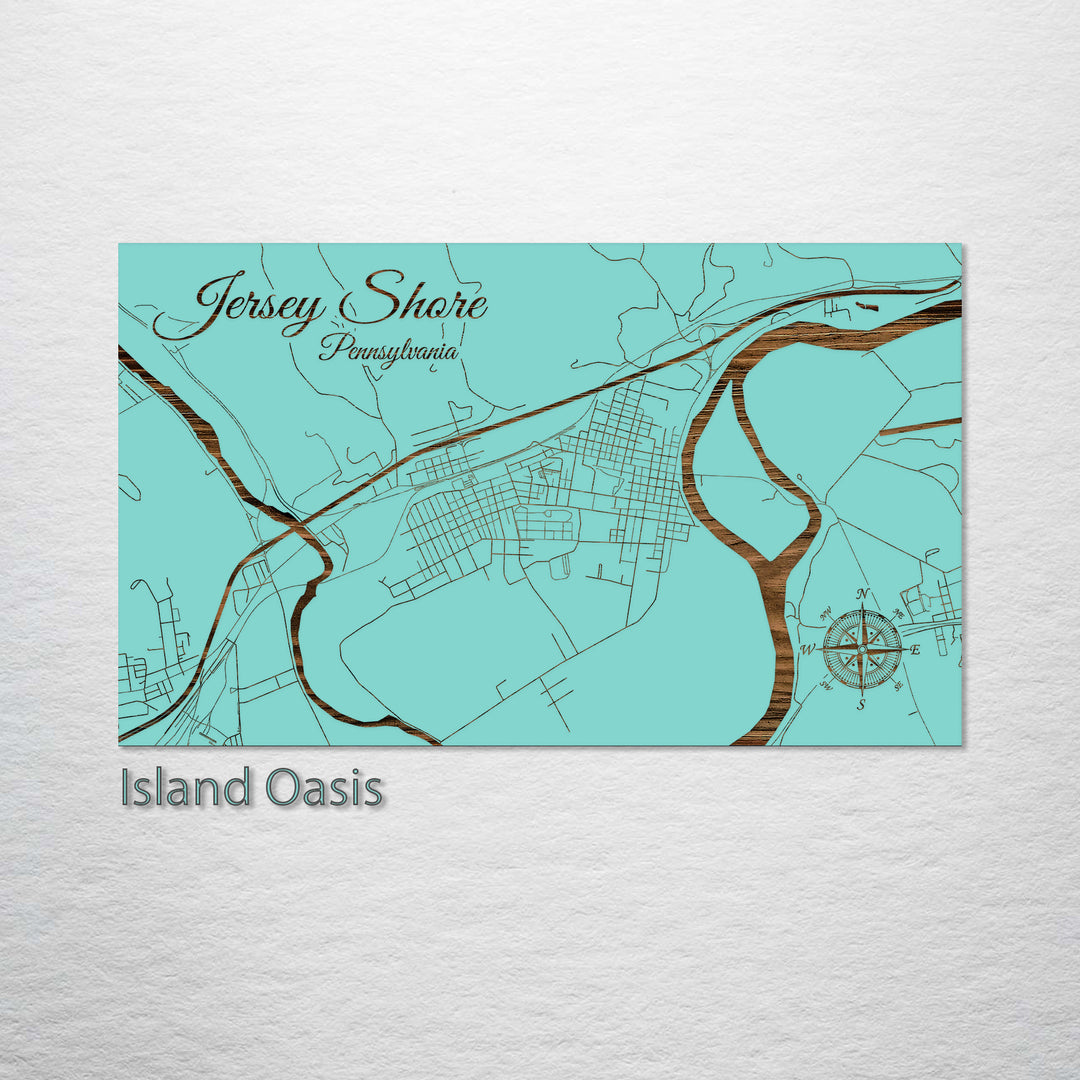 Jersey Shore, Pennsylvania Street Map