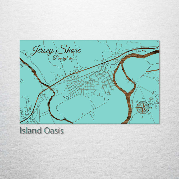 Jersey Shore, Pennsylvania Street Map