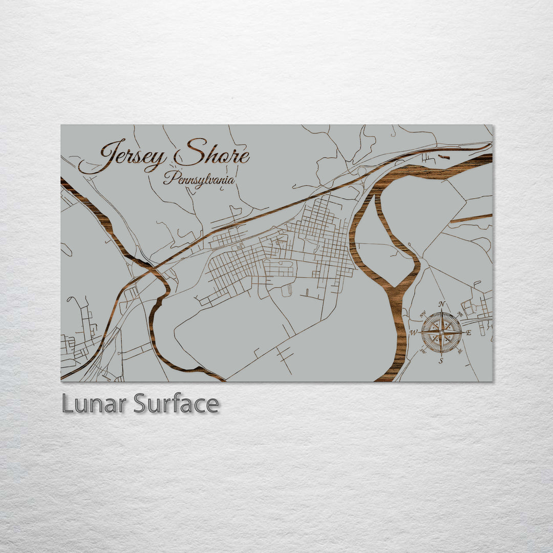 Jersey Shore, Pennsylvania Street Map