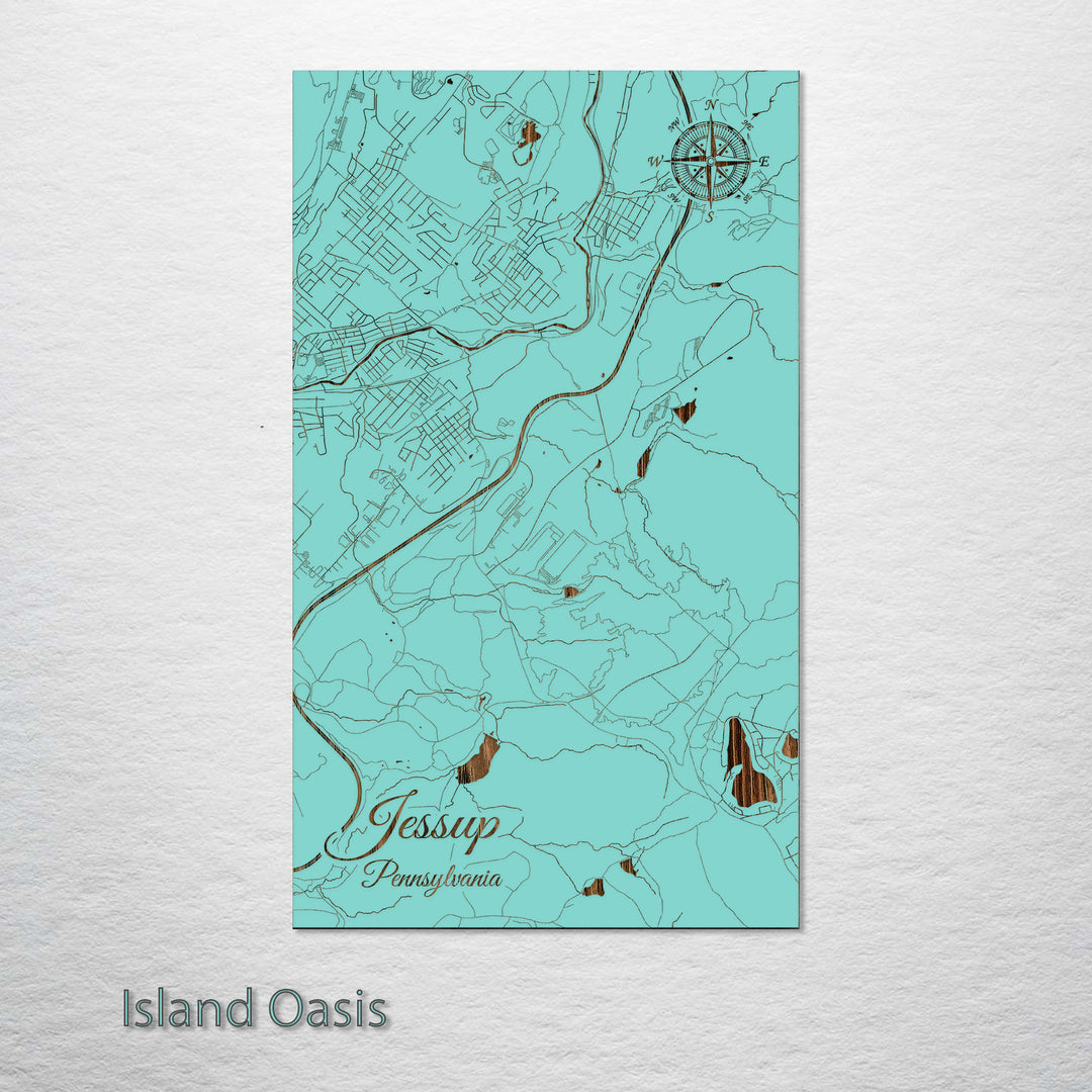Jessup, Pennsylvania Street Map