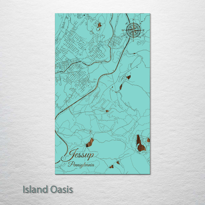 Jessup, Pennsylvania Street Map
