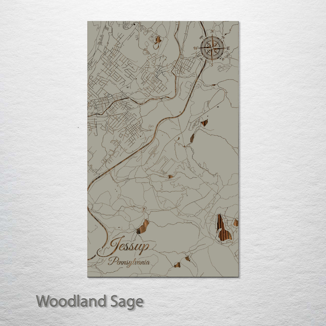 Jessup, Pennsylvania Street Map