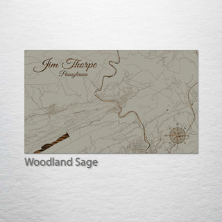 Jim Thorpe, Pennsylvania Street Map