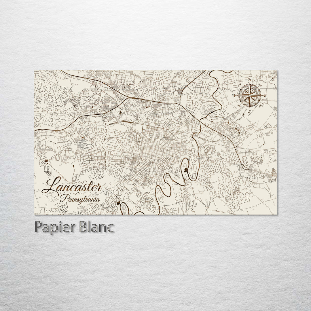Lancaster, Pennsylvania Street Map