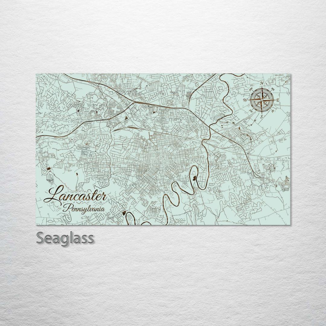 Lancaster, Pennsylvania Street Map