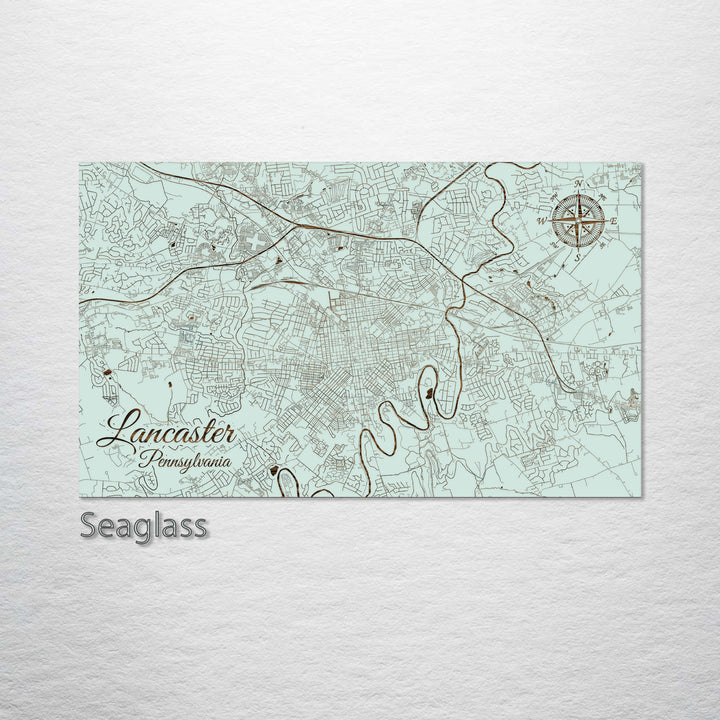 Lancaster, Pennsylvania Street Map