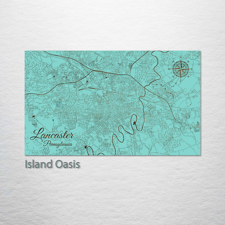 Lancaster, Pennsylvania Street Map