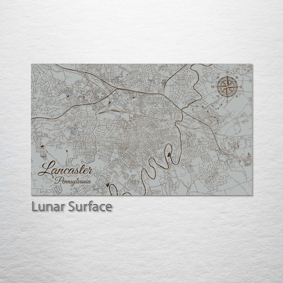 Lancaster, Pennsylvania Street Map