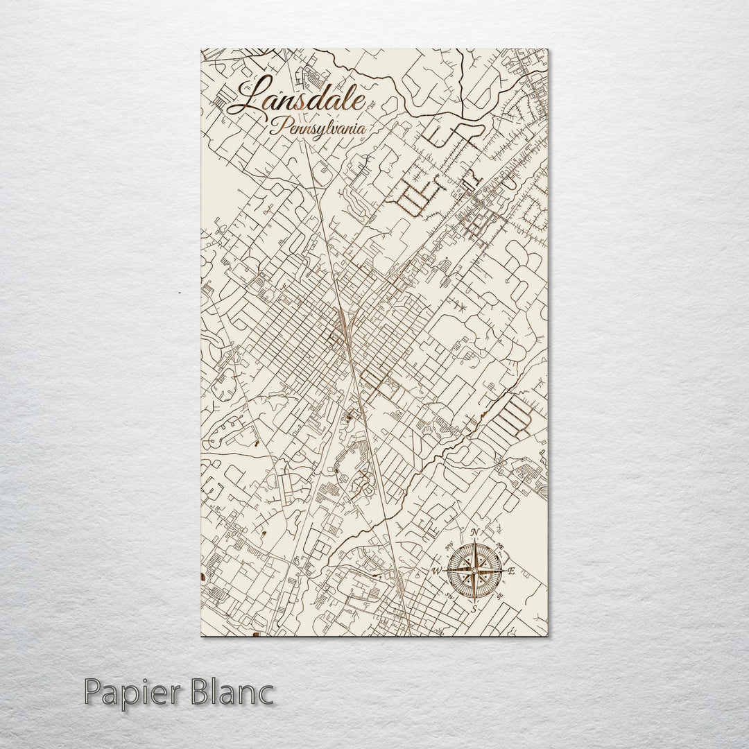 Lansdale, Pennsylvania Street Map