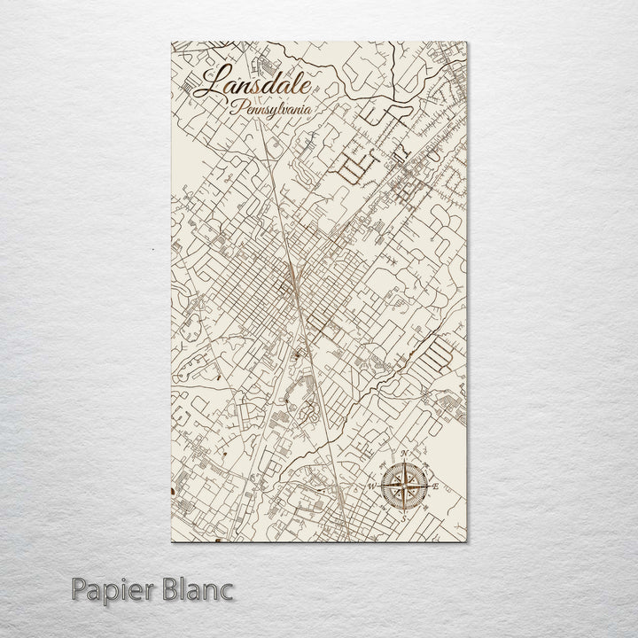 Lansdale, Pennsylvania Street Map