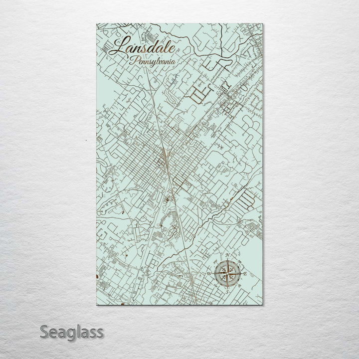 Lansdale, Pennsylvania Street Map