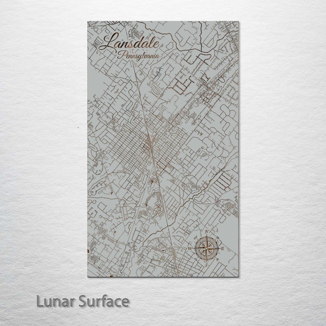 Lansdale, Pennsylvania Street Map