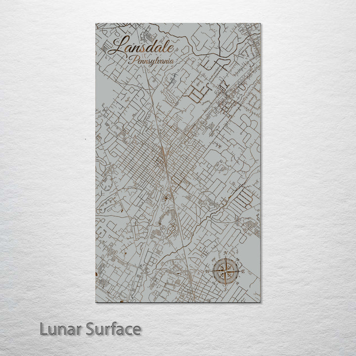 Lansdale, Pennsylvania Street Map