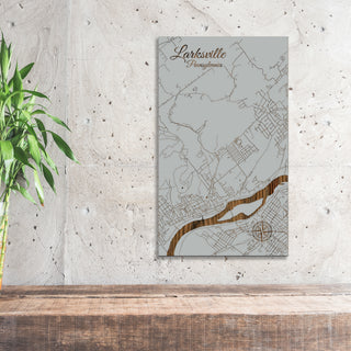 Larksville, Pennsylvania Street Map
