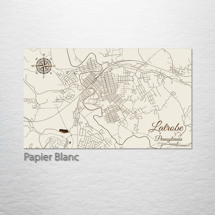 Latrobe, Pennsylvania Street Map