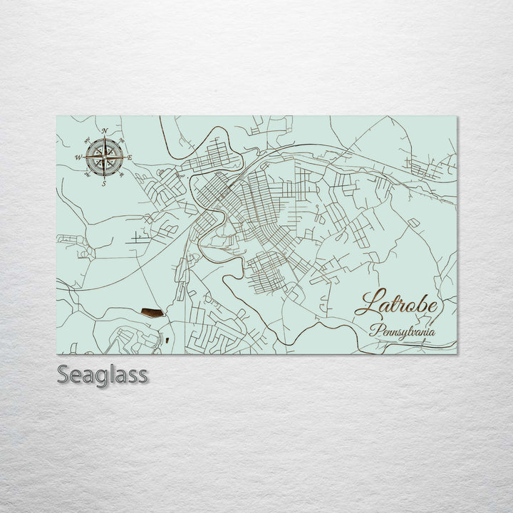 Latrobe, Pennsylvania Street Map