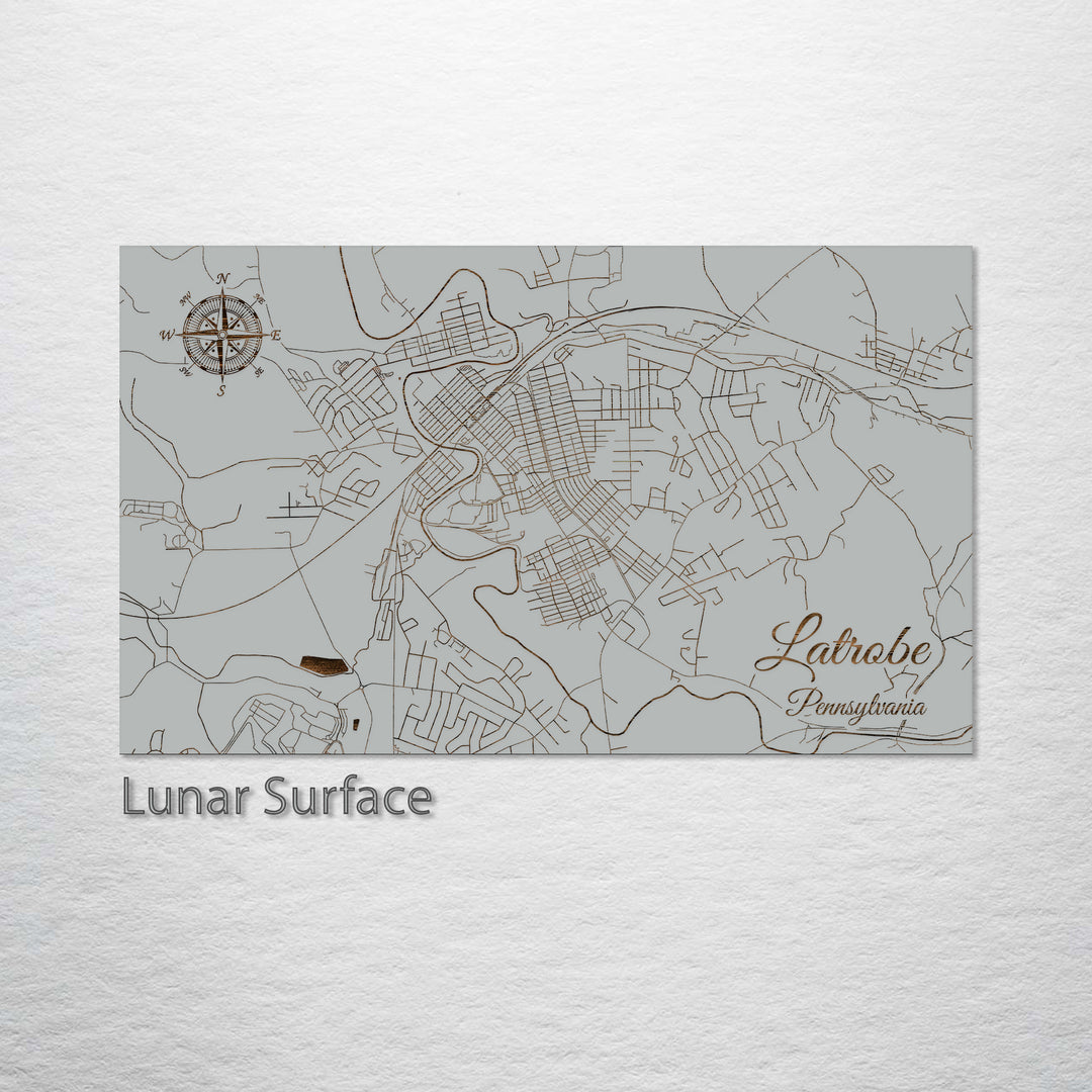 Latrobe, Pennsylvania Street Map