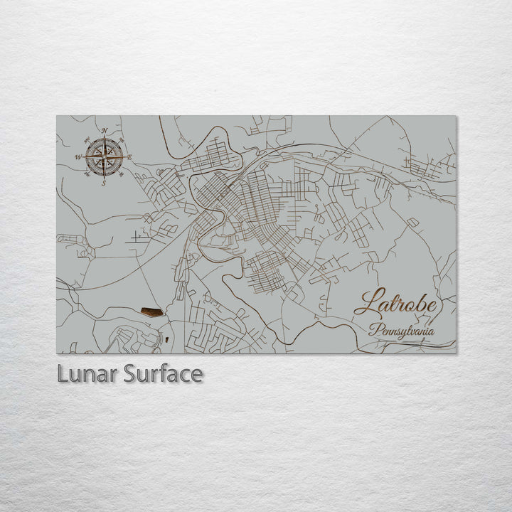 Latrobe, Pennsylvania Street Map