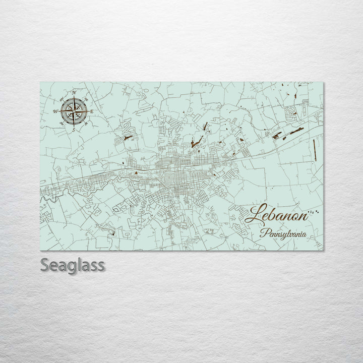 Lebanon, Pennsylvania Street Map