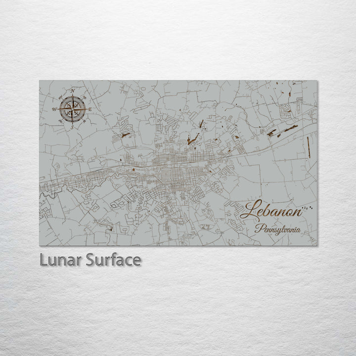 Lebanon, Pennsylvania Street Map