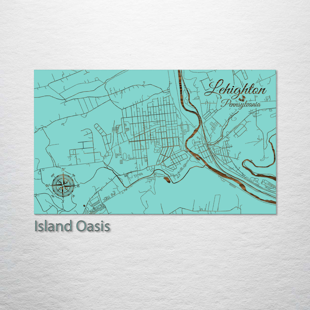 Lehighton, Pennsylvania Street Map